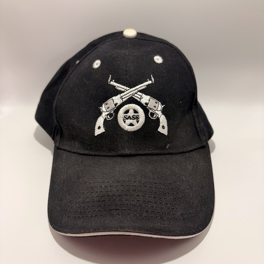 SASS Single Action Shooting Society Cowboy Action Black Hat Cap OTTO Adjustable